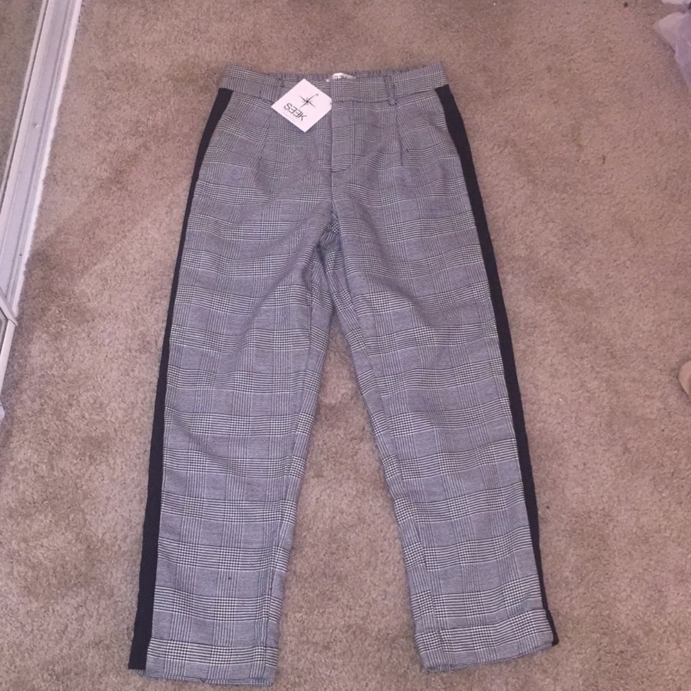 Plaid Pants NWT